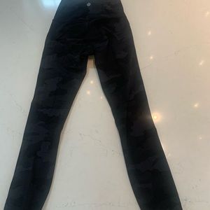 Lululemon Black and Grey Camo